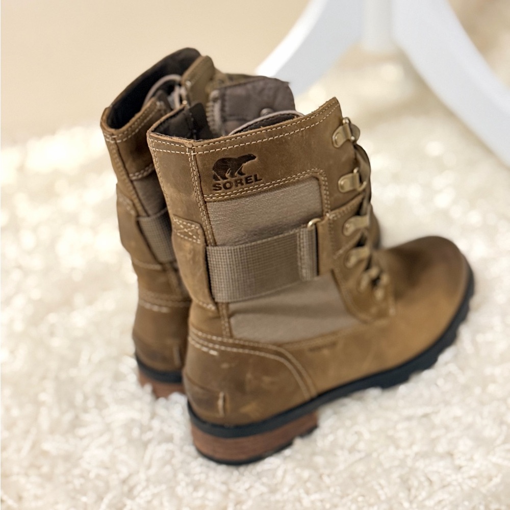 Sorel Brown Combat & Moto Boots - Picture 4 of 8